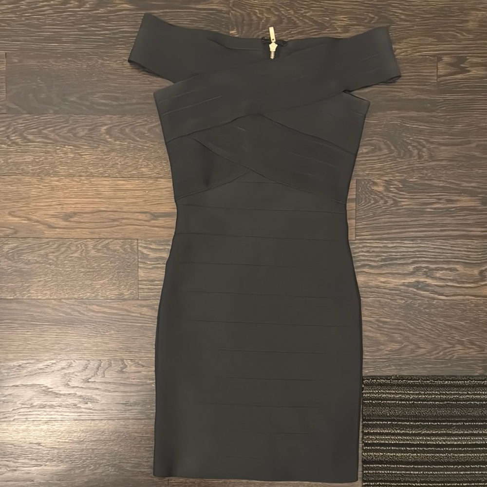 Elegant Black Off-Shoulder Dress